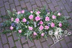 Perfect Pink  rose Coffin Spray