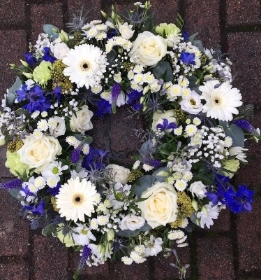 Blue Rhapsody Wreath