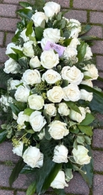 Bianca ivory roses Spray