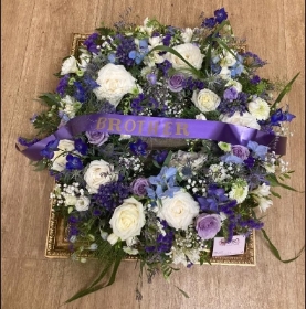 Purple Fountainn Wreath
