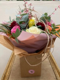 Twelve Mixed Roses Bouquet